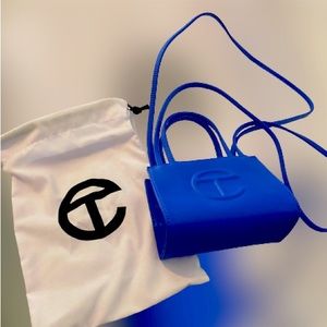 Telfar Small Shopping Bag Blue Painter's Tape